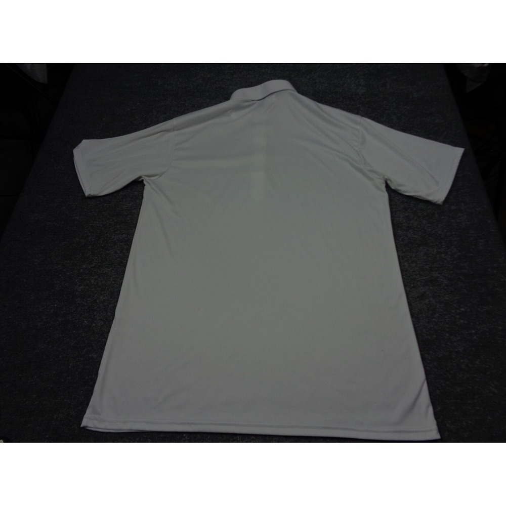 Collars & Co Shirt Men XL White Plaid Polo Dress Collar Performance Golf - Picture 4 of 9